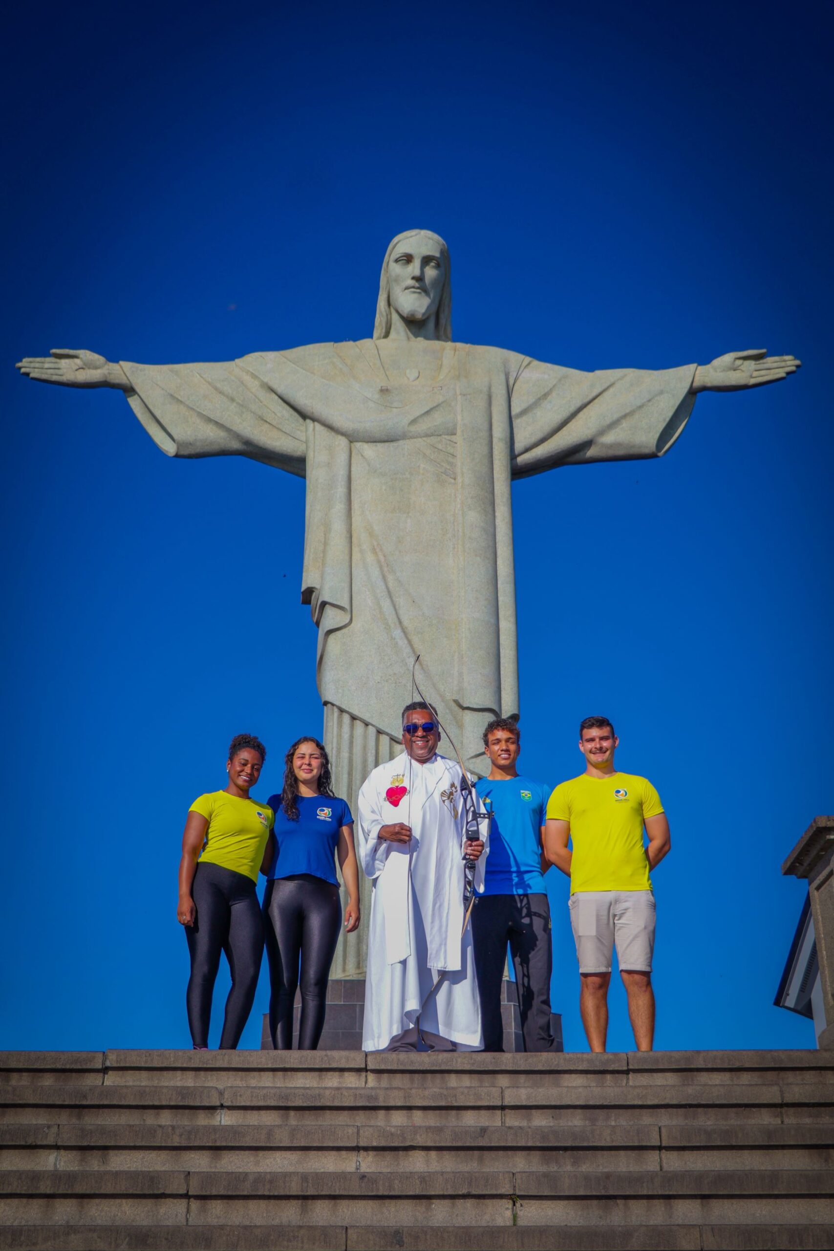 Santuário Cristo Redentor recebe atletas da Confederação Brasileira de Tiro com Arco