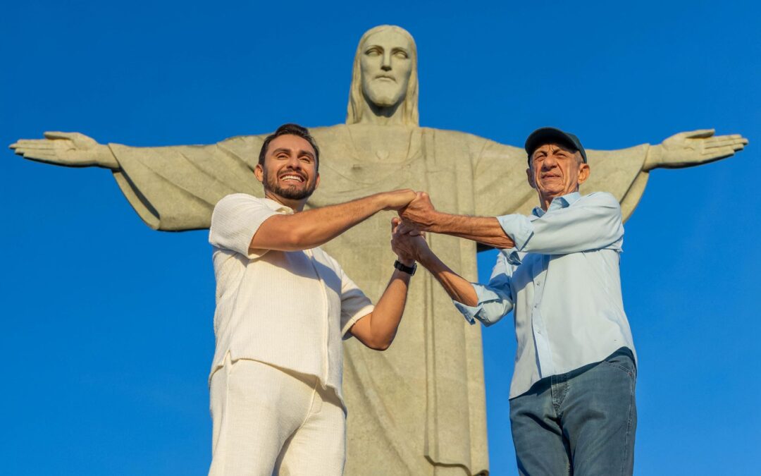 No Santuário Cristo Redentor, Mano Walter realiza sonho de gravar com Fagner