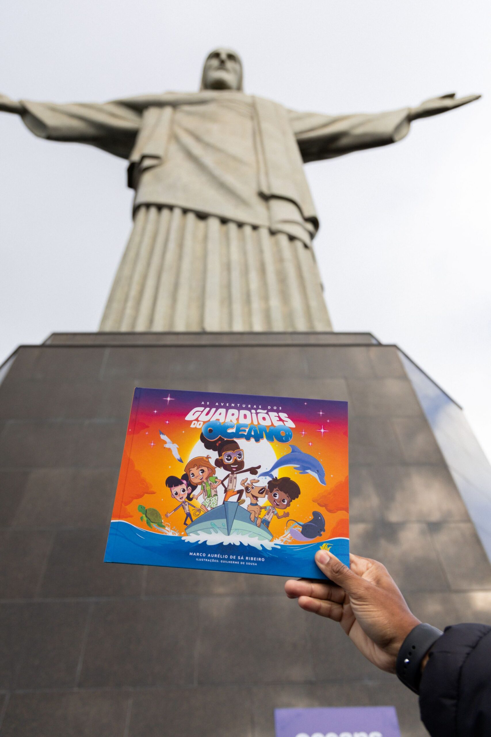 Lançamento do livro “As aventuras dos Guardiões do Oceano” no Santuário Cristo Redentor marca novo capítulo da Cultura Oceânica no Brasil